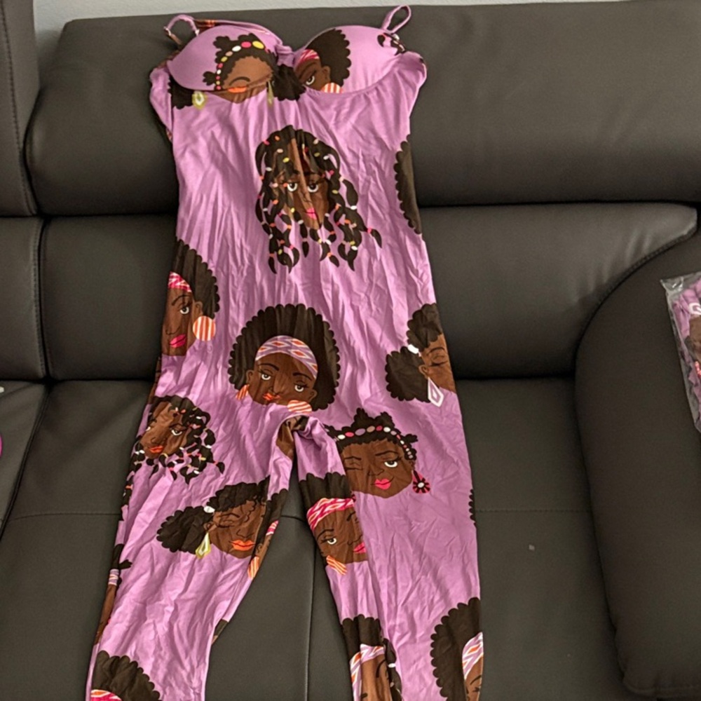 Love Pink Graphic Jumpsuit